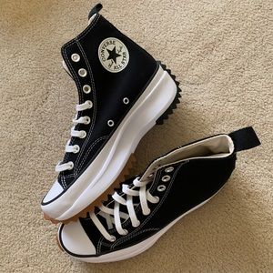 Converse Run Star Hike High in Black